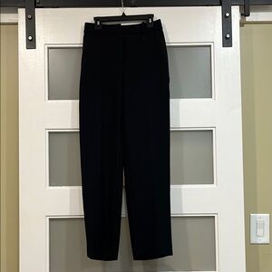 Aritzia Wilfred the effortless pant crepette Black Straight-Leg Dress Pants 0